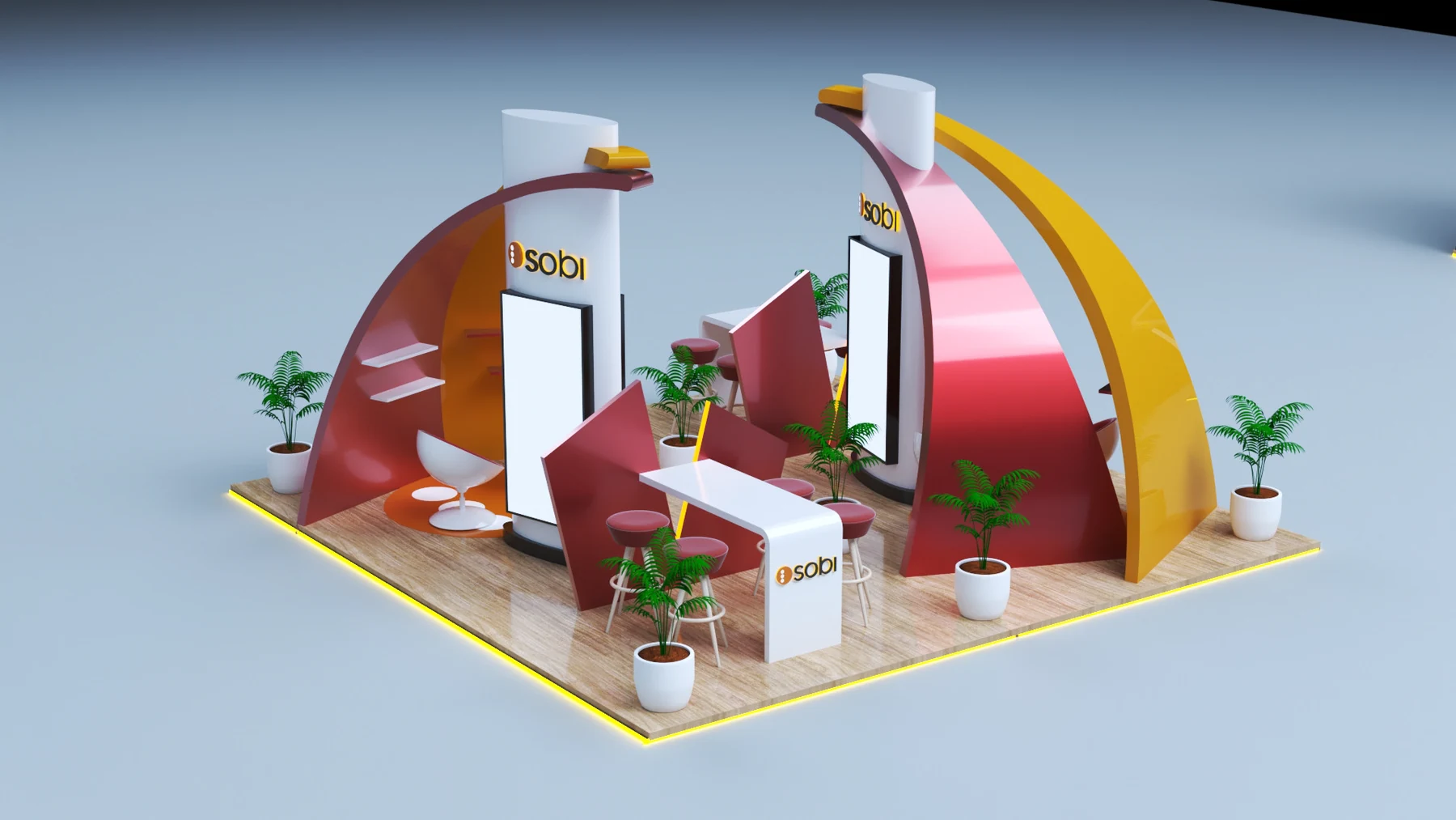 3D design portfolio preview