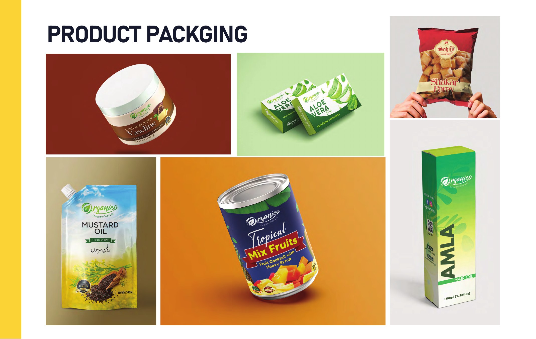 Product packaging portfolio page two