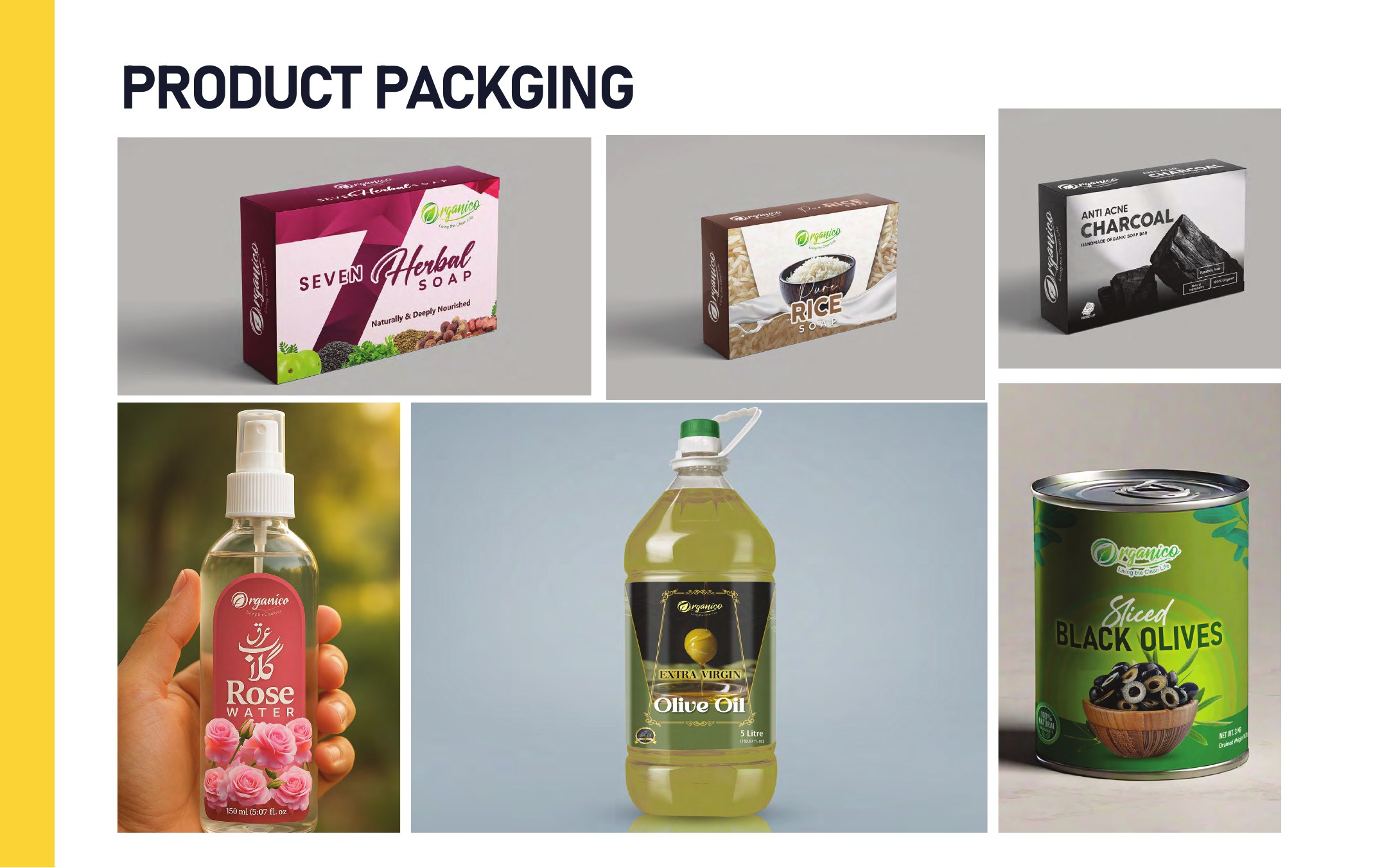 Product packaging portfolio page three
