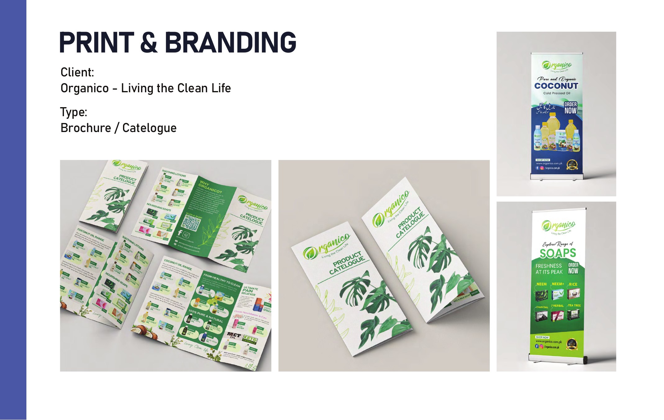 Organico brochure portfolio page two