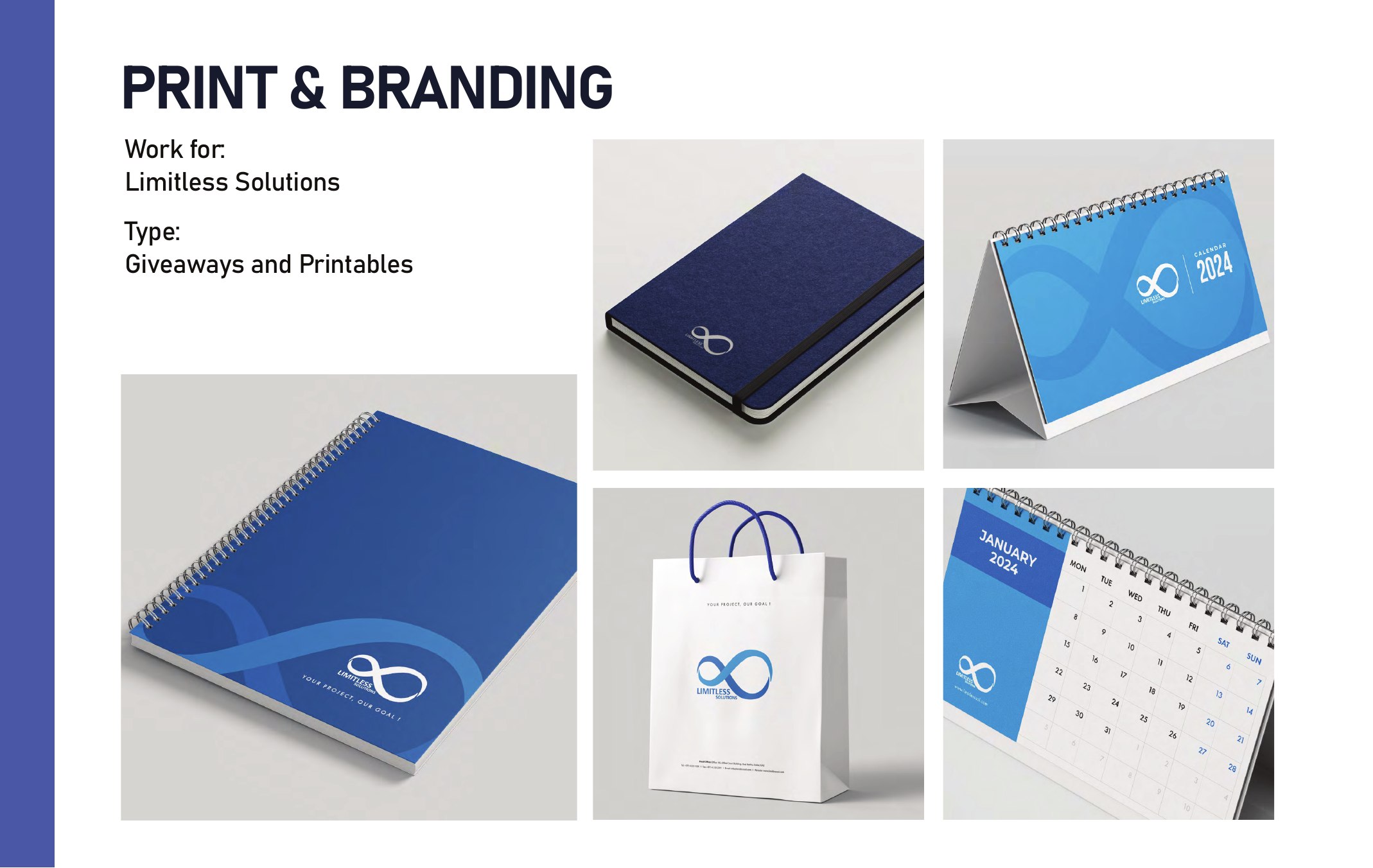 Limitless Solutions print portfolio